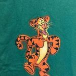 Disney Vintage 90s Green Winnie the Pooh Tigger T Shirt Single Stitch Size Medium Photo 3