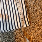 ZARA  Basic Striped Tie Waist Shorts High Rise Casual Summer Women's‎ L Photo 5