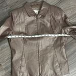 Outfit JP Metallic Brown Leather Jacket with Sheen – Size S Photo 9