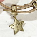 Juicy Couture  Metallic Gold Buckle Jeweled Star Charm Bracelet Photo 1
