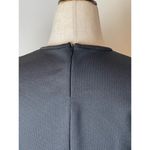 ZARA  Black Long Sleeve Crew Neck Cropped Top Size M‎ Photo 3