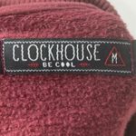 Hamptons Wellness Club Burgundy Cropped Crew Neck Sweatshirt M Spellout Cozy Red Size M Photo 7