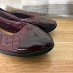 Time And Tru Burgundy‎ Quilted Flats Size 6.5 Brown Photo 3