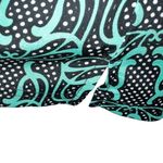 Tracy Negoshian Black & Green Georgia Polka Dot Swirl Tunic Top NWOT XSmall Photo 3