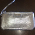 Nine West Metallic Silver Wristlet Photo 0