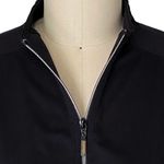 Greg Norman 1/4 Zip Black AVFUEL Golf Jacket Activewear Top ~ Women's MEDIUM Photo 3