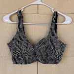 Aerie  Black & White Polka Dot Bikini Top Photo 0