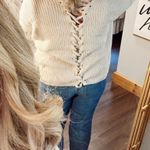 Dreamers  Lace Up Cardigan size Small Photo 1