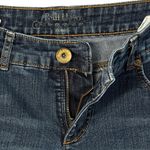 Ruff Hewn SZ 4S SHORT Bootcut Jeans Mid-Rise Pockets Stretch Whiskered Blue Photo 2