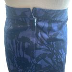 Marc Jacobs Vintage Y2K Black & Blue Floral A-Line Knee Length Skirt - size 12 Photo 5