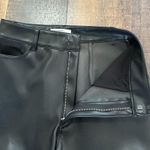 House Of CB  Cora Black Matte Vegan Leather Stretch Pants Size Medium Photo 4