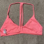 Plumeria Swimwear Pink Strappy Back Bikini Top Size L Size L Photo 1