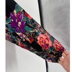 Andrée Andree by Unit Dark Romantic Floral Peasant Blouse Size1X Plus Long Sleeve Flowy Photo 7