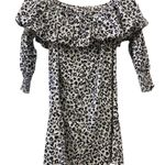 ZARA  dress black and white puffy off the shoulder size xs Photo 1