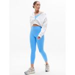 Athleta New  M Salutation Stash 7/8 Leggings Cornflower Blue Medium Regular Photo 3