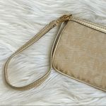 Michael Kors  | Tan Zip Wristlet Wallet MK Logo Photo 6