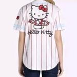 Sanrio NWT Hello Kitty  Baseball Jersey Size XXL Red Strip RARE! Photo 3