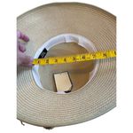 Magid Hats Women's Wide Brim Straw Sun Hat Adjustable Bow UV Protection Beige Size M Photo 6