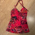Hapari Dragon Twist Tankini Halter Swim Top XS NEW Red Photo 3