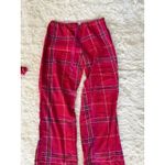 Victoria's Secret  Pajama Set Women's‎ Medium Red Pink Plaid Sleepwear Loungewear Photo 5