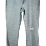 J Brand Women's Light Wash Distressed Frayed Hem Jeans Size 26 Denim Photo 0