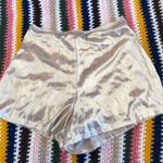 Urban Outfitters Gold Metallic Shorts Photo 0