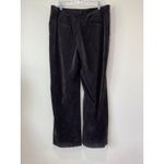 Coldwater Creek Wide Leg Pinwale Black Corduroy Trouser Pants Sz 16 Girl Boss Photo 7