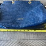 RoccoBarroco Blue Embossed Women's Bag - Excellent Condition-No stains or wear Photo 7