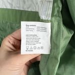 Esprit Womens Raincoat Jacket Size XL Brat Green Double Breasted Travel Photo 5