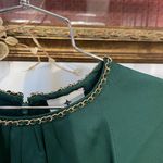 Tuckernuck  Rainforest Green Adah Satin Blouse & Erin Pants - Sz L ❤️🎀 Photo 9