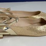 ASOS Lolita Gold Glitter Ballet Flats Size 8 Photo 1
