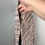 White + Warren One Size open front sweater / shrug neutral color linen blend Pink Photo 3