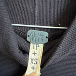 We The Free We The Free sz XS Black Tunic Top Cowl Neck Long Sleeve Asymmetrical Hem Photo 3