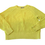 J.Crew Heavy Ribbed Chunky Knit Crewneck Women's Small Preppy Bright Photo 0