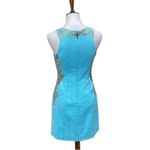 Lilly Pulitzer  Dress 2 Cocktail Embroidered Beaded Classic Preppy Resort Cruise Photo 8