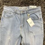 Corona Ripped Super Skinny Jeans in Light Blue, Size 40​​​​​ Blue Photo 2