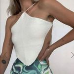 Rumours Bali Triangle Knit Top in White Photo 7