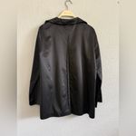 Eileen Fisher  Silk Cotton Open‎ Blazer Jacket Size Medium Photo 2