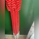 Pink Owl CLEARANCE!  Maxi Dress Halter Top‎ Red & White Boutique Size Small EUC! Photo 5