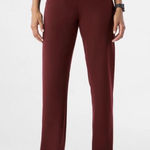 FIGS Burgundy  Livingston scrub pants. Size small, regular waisted regular length Photo 0