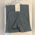 J. McLaughlin Navy & White Gingham Pull On Maise Ankle Stretch Pants 0 NWOT Blue Photo 3