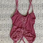Avidlove  Lace Corset Lingerie Bustier Top Pink (Medium) Photo 0