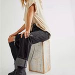 Free People New w/box sz41 , US 10 Elle block heel boot black soft sock Photo 5