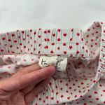 Happily Grey Heart Printed Wide Leg Lounge Pant L White Size L Photo 3