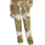 Velvet by Graham & Spencer Pants Women XS Green Tie Dye Nissa Fleece Sweatpants Photo 1