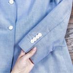 Brooks Brothers • pinpoint summer blazer pale blue oxford 100% cotton two button Photo 5