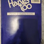 Hanes Vintage Too Day Sheer Control Top Reinforced Toe Plus Size 3Q Classic Navy Photo 0