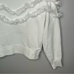 Rails  Kinsey White Fringe Sweatshirt Size XS Photo 5