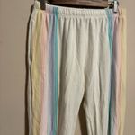 Spiritual Gangster Malibu Nights Sweatpants Joggers Rainbow- Size Large Photo 5