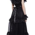 New Dolls Kill x Widow CELESTIAL EYE MAXI DRESS, New with Out Tags Black Size M Photo 1